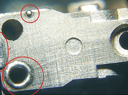 <a href='http://www.shuoqe.com/product/3.htm' class='text_a'>模具激光焊機</a>修復模具效果